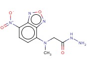 NBD-CO-Hz [=4-(N-肼羰甲基-N-甲氨基)-7-硝基-2,1,3-<span class='lighter'>苯</span>并恶<span class='lighter'>二</span>唑][<span class='lighter'>用于</span><span class='lighter'>高效</span><span class='lighter'>液</span><span class='lighter'>相</span><span class='lighter'>色谱</span><span class='lighter'>标记</span>]