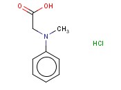 N-METHYL-N-<span class='lighter'>PHENYLGLYCINE</span> HYDROCHLORIDE