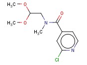 2-CHLORO-N-(2,2-DIMETHOXY-ETHYL)-N-METHYL-<span class='lighter'>ISONICOTINAMIDE</span>