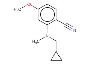 2-[(CYCLOPROPYLMETHYL)(METHYL)AMINO]-<span class='lighter'>4-METHOXYBENZONITRILE</span>