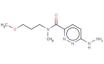 6-HYDRAZINYL-N-(3-METHOXYPROPYL)-N-METHYLPYRIDAZINE-3-CARBOXAMIDE