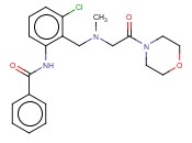 N-[3-氯-2-[[甲基-(2-<span class='lighter'>吗</span><span class='lighter'>啉</span>-4-<span class='lighter'>基</span>-2-氧代乙基)氨基]甲基]苯基]苯甲酰胺