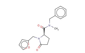 (2R)-N-BENZYL-1-(2-FURYLMETHYL)-N-METHYL-5-OXOTETRAHYDRO-1H-PYRROLE-2-CARBOXAMIDE