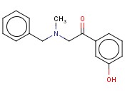 1-(3-<span class='lighter'>羟基</span>苯基)-2-[甲基(苯甲基)氨基]乙酮<span class='lighter'>盐酸盐</span>