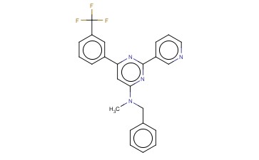 N-BENZYL-N-METHYL-2-PYRIDIN-3-YL-6-[3-(TRIFLUOROMETHYL)PHENYL]PYRIMIDIN-4-AMINE