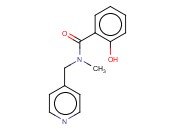 2-<span class='lighter'>HYDROXY</span>-N-METHYL-N-(PYRIDIN-4-YLMETHYL)<span class='lighter'>BENZAMIDE</span>