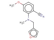 2-[(FURAN-3-YLMETHYL)(METHYL)AMINO]-<span class='lighter'>4-METHOXYBENZONITRILE</span>
