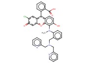 9-(2-羧基苯基)-2-氯-5-[{2-(二(2-<span class='lighter'>吡啶</span>基)<span class='lighter'>氨基</span><span class='lighter'>甲基</span>)苯基}<span class='lighter'>氨基</span><span class='lighter'>甲基</span>]-6-羟基-3-黄原胶酮