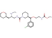 N-[2-[(R)-(3-氯苯基)[(3R)-1-[[[(2S)-2-(甲基<span class='lighter'>氨基</span>)-3-[(3R)-四氢-2H-吡喃-3-基]丙基]<span class='lighter'>氨基</span>]羰基]-3-<span class='lighter'>哌啶</span>基]甲氧基]乙基]<span class='lighter'>氨基</span>甲酸甲酯