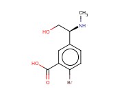 5-[(1S)-2-HYDROXY-1-(METHYLAMINO)ETHYL]-<span class='lighter'>2-BROMOBENZOIC</span> ACID