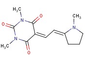 1,3-二<span class='lighter'>甲基</span>-5-[2-(1-<span class='lighter'>甲基</span><span class='lighter'>吡咯烷</span>-2-亚基)乙亚基]嘧啶-2,4,6-三酮