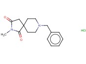 2,8-二<span class='lighter'>氮</span><span class='lighter'>杂</span>螺[4.5]癸烷-1,3-二酮，2-甲基-8-（苯基甲基）-，（<span class='lighter'>盐酸盐</span>）（1:1）