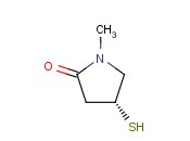 2-<span class='lighter'>吡咯烷</span>酮,4-巯基-1-<span class='lighter'>甲基</span>-,(4R)-