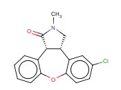 1H-DIBENZ[2,3:6,7]OXEPINO[4,5-C]PYRROL-1-ONE, 5-CHLORO-2,3,3A,12B-TETRAHYDRO-2-METHYL-, (3AR,12BS)-REL-