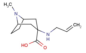 8-METHYL-3-[(PROP-2-EN-1-YL)AMINO]-8-AZABICYCLO[3.2.1]OCTANE-3-CARBOXYLIC ACID