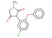1-<span class='lighter'>甲基</span>-3-（5-氯-2-苯氧基苯基）-2，4-<span class='lighter'>吡咯烷</span>二酮