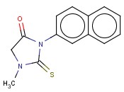 1-METHYL-3-(NAPHTHALEN-2-YL)-2-THIOXOIMIDAZOLIDIN-4-ONE