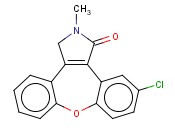 11-氯-2,3-二氢-2-甲基-1H-二苯并[2,3:6,7]氧杂卓并[4,5-c]吡咯-1-酮