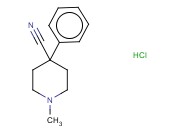 1-METHYL-4-CYANO-4-PHENYLPIPERIDINE HYDROCHLORIDE