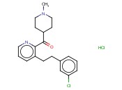 (1-甲基-4-<span class='lighter'>哌啶</span><span class='lighter'>基</span>)[3-[2-(3-氯苯基)乙基]<span class='lighter'>吡啶</span>-2-<span class='lighter'>基</span>]甲酮盐酸盐