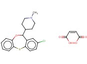 4-(2-氯-11H-二苯并[b,e][1,4]噁噻庚英-11-基)-1-甲基<span class='lighter'>哌啶</span> (2E)-丁-2-烯二<span class='lighter'>酸</span>酯