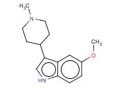 5-<span class='lighter'>甲</span><span class='lighter'>氧基</span>-3-(1-甲基-4-哌啶基)<span class='lighter'>吲哚</span>