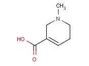 <span class='lighter'>1-METHYL-1,2,5,6-TETRAHYDROPYRIDINE-3-CARBOXYLIC</span> ACID