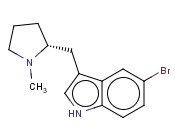 5-BROMO-3-[((2R)-1-METHYLPYRROLIDIN-2-<span class='lighter'>YL</span>)METHYL]-<span class='lighter'>1H-INDOLE</span>