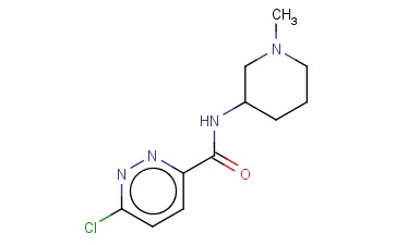6-CHLORO-N-(1-METHYLPIPERIDIN-3-YL)PYRIDAZINE-3-CARBOXAMIDE