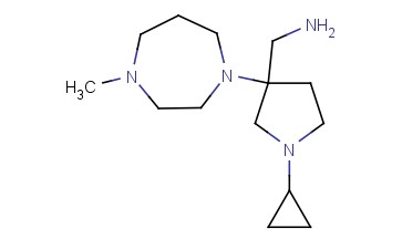 [1-CYCLOPROPYL-3-(4-METHYL-1,4-DIAZEPAN-1-YL)PYRROLIDIN-3-YL]METHANAMINE
