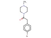 1-BROMO-4-(4-METHYLPIPERAZINOCARBONYLMETHYL)BENZENE
