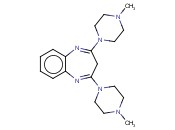 3H-1,5-BENZODIAZEPINE, 2,4-BIS(4-METHYL-1-PIPERAZINYL)-