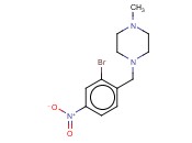 1-(2-BROMO-4-NITRO-BENZYL)-4-METHYL-PIPERAZINE
