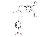 6,7-二甲氧基-2-甲基-1-(4-<span class='lighter'>硝基</span>苯乙基)-1,2,3,4-四氢异<span class='lighter'>喹啉</span>