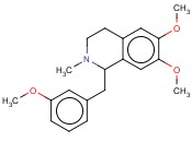 6,7-DIMETHOXY-1-(3-METHOXY-BENZYL)-2-METHYL-1,2,3,4-TETRAHYDRO-ISOQUINOLINE
