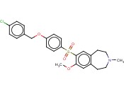 7-[[4-[(4-CHLOROPHENYL)METHOXY]PHENYL]SULFONYL]-2,3,4,5-TETRAHYDRO-8-METHOXY-3-METHYL-1H-3-BENZAZEPINE