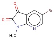 1H-PYRROLO[2,3-B]PYRIDINE-2,3-DIONE,5-BROMO-1-METHYL-