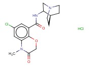 N-(1-<span class='lighter'>氮</span><span class='lighter'>杂</span>双<span class='lighter'>环</span>[2,2,2]辛-3-基)-6-氯-4-甲基-3-氧代-3,4-二氢-2H-1,4-苯并恶嗪-8-甲酰胺<span class='lighter'>盐酸盐</span>