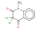 <span class='lighter'>3,3-DICHLORO-1-METHYLQUINOLINE-2,4-DIONE</span>