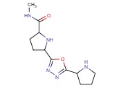 5-(5-PYRROLIDIN-2-YL-[<span class='lighter'>1,3,4</span>]<span class='lighter'>OXADIAZOL</span>-2-YL)-PYRROLIDINE-2-CARBOXYLIC ACID METHYLAMIDE