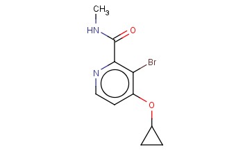 3-BROMO-4-CYCLOPROPOXY-N-METHYLPICOLINAMIDE
