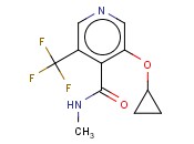 3-CYCLOPROPOXY-N-METHYL-5-(TRIFLUOROMETHYL)<span class='lighter'>ISONICOTINAMIDE</span>