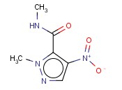 N,1-DIMETHYL-4-NITRO-1H-PYRAZOLE-5-CARBOXAMIDE