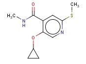 5-CYCLOPROPOXY-N-METHYL-2-(METHYLTHIO)<span class='lighter'>ISONICOTINAMIDE</span>
