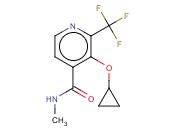 3-CYCLOPROPOXY-N-METHYL-2-(TRIFLUOROMETHYL)<span class='lighter'>ISONICOTINAMIDE</span>