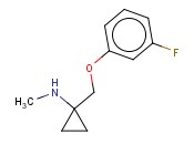 CYCLOPROPANAMINE, 1-[(3-FLUOROPHENOXY)METHYL]-N-METHYL-