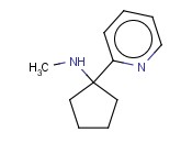 2-(1-METHYLAMINOCYCLOPENTYL)-PYRIDINE
