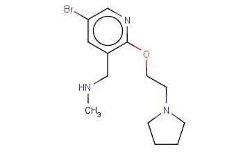 ((5-BROMO-2-[2-(PYRROLIDIN-1-YL)ETHOXY]PYRIDIN-3-YL)METHYL)(METHYL)AMINE