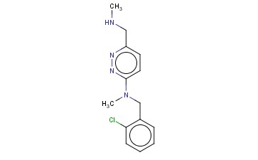 N-[(2-CHLOROPHENYL)METHYL]-N-METHYL-6-[(METHYLAMINO)METHYL]PYRIDAZIN-3-AMINE