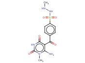 6-AMINO-5-(4-SULFONAMIDOBENZOYL)-N-(METHYLAMINO)-1-<span class='lighter'>METHYLURACIL</span>